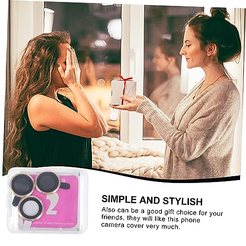 Uonlytech 3pcs Camera Lens Protectors Scratch Resistant Easy to Install High Hardness Lens Shielding