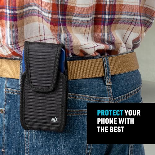 Nite Ize Clip Case Cargo Universal Rugged Holster - Belt Clip Phone Case for Easy Access - Heavy Duty & Protective - Multi-Purpose - Durable Design - Vertical, XL | Easy Access - Heavy Duty & Protective - Multi-Purpose - Durable Design - Vertical, XL - si
