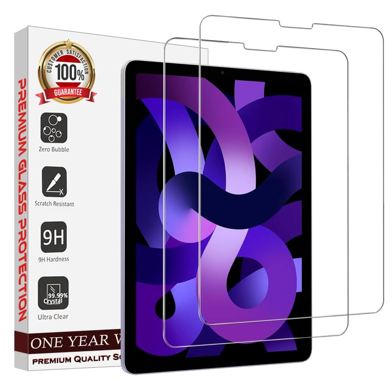 ENTRONIX Clear Screen Protector Compatible with iPad Mini 7/A17 Pro (2024) 8.3 Inches, Tempered Glass Scratch-Resistant Anti-Drop Protection & Case Friendly, Easy to Install, 2-Pack