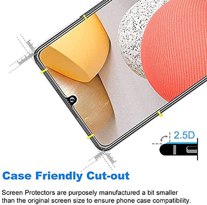 [3-Pack] Case-friendly Tempered Glass Screen Protector for Samsung Galaxy A42 5G (Clear)