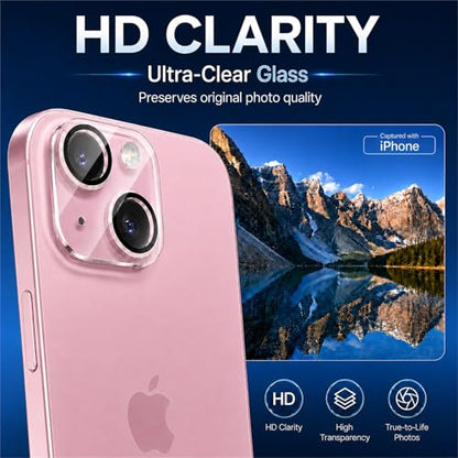 Camera Lens Protector for iPhone 14/iPhone 14 Plus- 3 Pack - size: iPhone 14/14 Plus