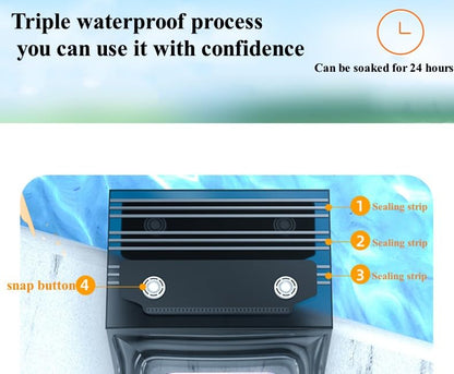 Waterproof Phone Pouch,Floatable Waterproof Phone Pouch with Touchscreen,Universal IPX8 Waterproof Cell Phone Case,Underwater Photography,for Swimming,Rafting,Diving,for All Models (Pink) - color: pink