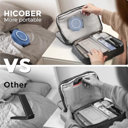 HICOBER 3IN1 Wireless Charging Station for iPhone, Watch, AirPods,LightBlue - color: Light Blue