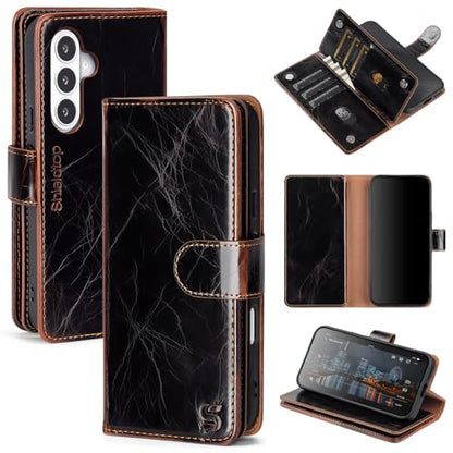 Shieldtop Compatible with Samsung Galaxy S26 Wallet Case with Card Holder,Women Men RFID Blocking PU Leather Flip TPU Protective Cover Credit Card Slots,Phone Case for S26,Coffee-U1 - color: Coffee-U1, size: Samsung Galaxy S26 - 6.3"