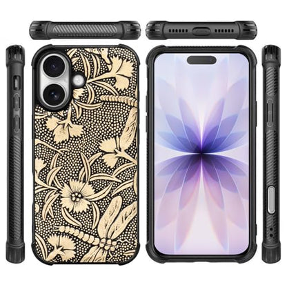 Genuine Leather Wallet Case for iPhone 17 White | 2-in-1 Magnetic Detachable, Flip Folio Cover, Card Slots, RFID Blocking, Shockproof Protection - color: White, size: 17 6.3‘’