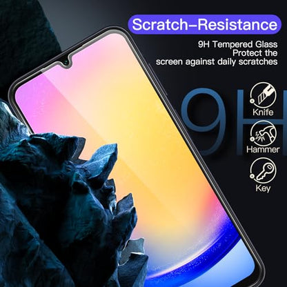 JETech Screen Protector for Samsung Galaxy A25, 3-Pack - size: Galaxy A25
