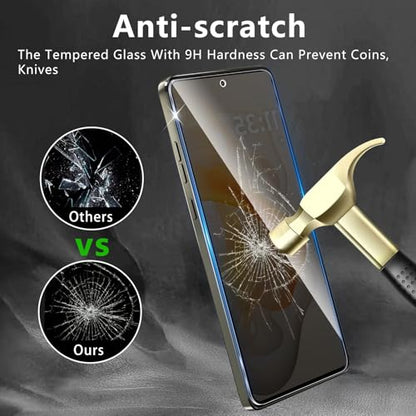 3 Pack Privacy Screen Protector Designed for Motorola Moto G Stylus 5G 2024,Full Coverage Anti-Spy Tempered Glass Film,9H Hardness,Anti-Fingerprint,Bubble Free,Easy to Install - size: Moto G Stylus 5G 2024 FK3