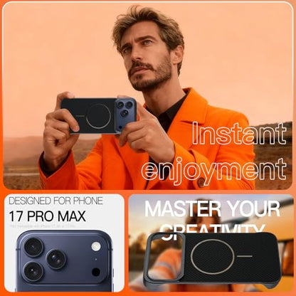 Phone Case for iPhone 17 Pro Max, Black - color: Black-2, size: iPhone 17 Pro Max