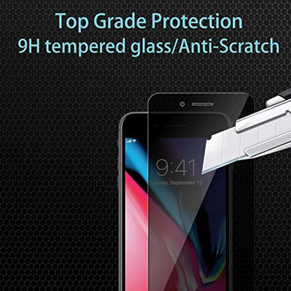 2 Pack Privacy Screen Protector for iPhone 8 Plus/iPhone 7 Plus - size: 8 Plus/7Plus