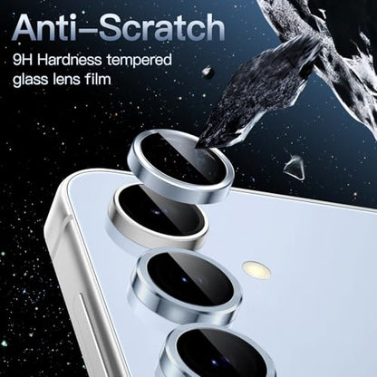 JETech Camera Lens Protector for Samsung Galaxy S24 FE, Blue, 1 Set - color: Blue