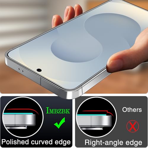 IMBZBK Screen Protector for Samsung Galaxy S25 Plus, 3+3 Pack - color: S25 Plus-Transparent