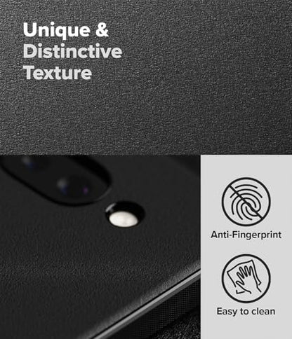 Ringke Onyx Designed for Google Pixel 9a Case [Compatible with MagSafe and Pixelsnap] Oil & Dirt Resistant Enhanced Grip Non-Slip Texture Lightweight Cover - Magnetic Black - color: Magnetic Black, size: Pixel 9a