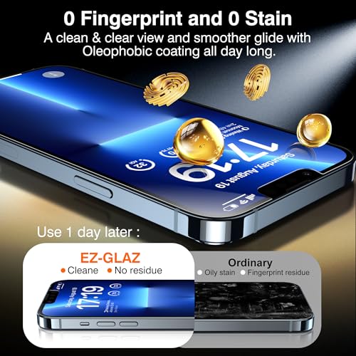 EZ-GLAZ-4+2 Pack for iPhone 13 Pro Max Privacy Screen Protector (6.7") - size: iPhone 13 Pro Max