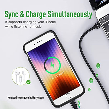 Battery Case for iPhone 7/8/6s/6/SE 2020/SE 3, [10000mAh] Rechargeable Smart Extended Charging Case Compatible with iPhone SE 3/6/6s/7/8/SE 2020 (4.7 inch) Backup Power Battery Pack Charger Case-Black - size: iPhone 7/8/6/6s/SE2/SE3
