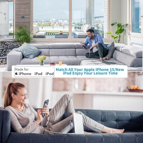iPhone 17 16 15 Charger Fast Charging 10FT, 2 Pack 20W USB C Wall Charger Fast Charging Block with Long Type C Charging Cable Compatible with iPhone 17/Pro/Pro Max/17 Air/ 16/16 Pro/16 Pro Max/15/Plus
