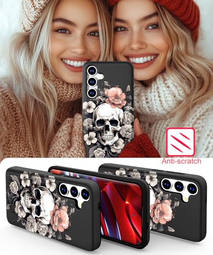 for Samsung Galaxy S24 / S25 Case - Black Bone Skull - color: Black Bone Skull