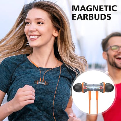 USB C Earbuds for iPhone 18 Pro Max Duo 17 Air 16 15 Plus/iPad, Orange - color: Orange
