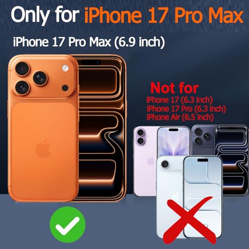 Battery Case for iPhone 17 Pro Max, Enhanced 12000mAh Portable Protective Wireless Charging Case Support Carplay Compatible with iPhone 17 Pro Max (6.9 inch) Rechargeable Battery Charger Cover(Black) - size: iPhone 17 Pro Max