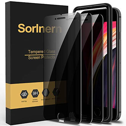 3-Pack Privacy Screen Protector for iPhone SE 2020 - size: SE 2020