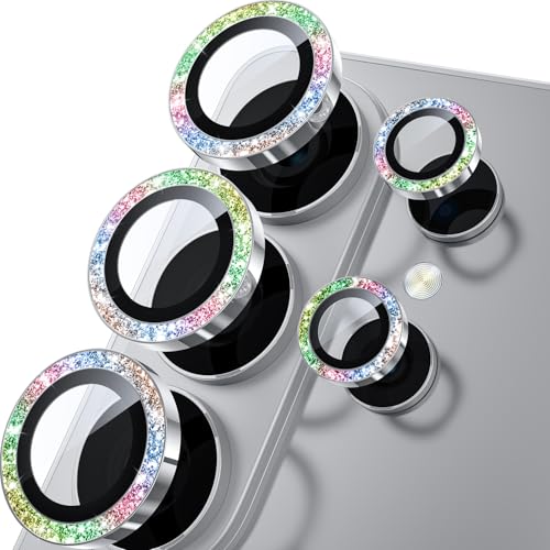 WSKEN for Samsung Galaxy S26 Ultra Camera Lens Protector - Ultra Thin - color: Glitter Colorful