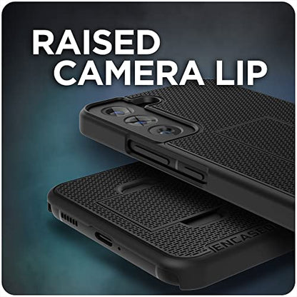DuraClip Designed for Samsung Galaxy S22 Plus Belt Clip Case, Slim Phone Case with Holster (S22+) - size: S22 Plus