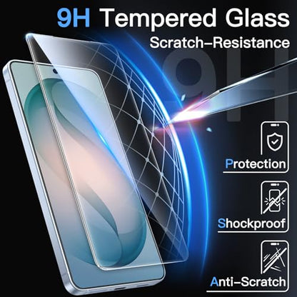 JETech Screen Protector for Samsung Galaxy S26, 3-Pack | 9H Tempered Glass, HD Clear, Anti-Scratch Protection, Easy Installation Tool - size: Galaxy S26