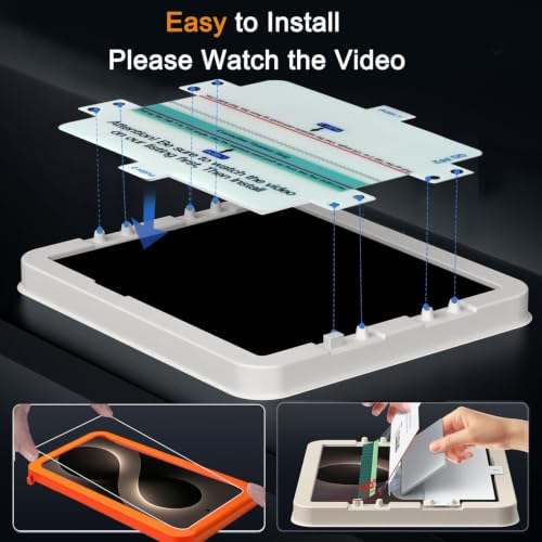 Ferilinso Screen Protector for Samsung Galaxy Z Fold 8, Tempered Glass Back - size: Samsung Z Fold 8 7.6IN