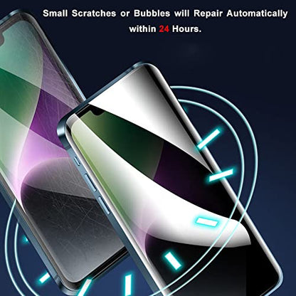 Privacy Screen Protector for iPhone 17, [Anti-Spy] High-sensitivity Soft Hydrogel Film [Not Tempered Glass] - color: iPhone 17