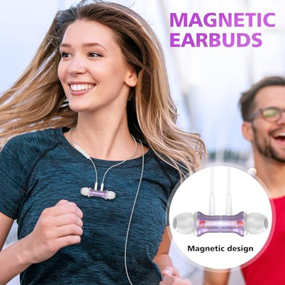 USB C Earbuds for iPhone 18 Pro Max Duo 17 Air 16 15 Plus/iPad, Purple - color: Purple