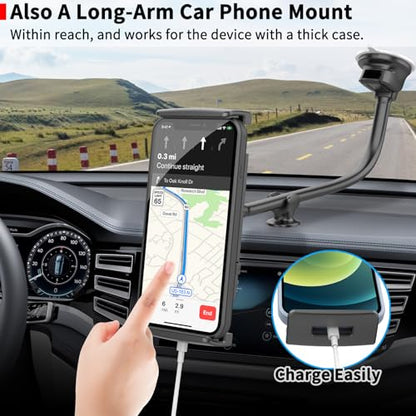 APPS2Car Tablet Car Mount Holder for iPad Truck Holder Long Arm Extension - style: 1st Generation