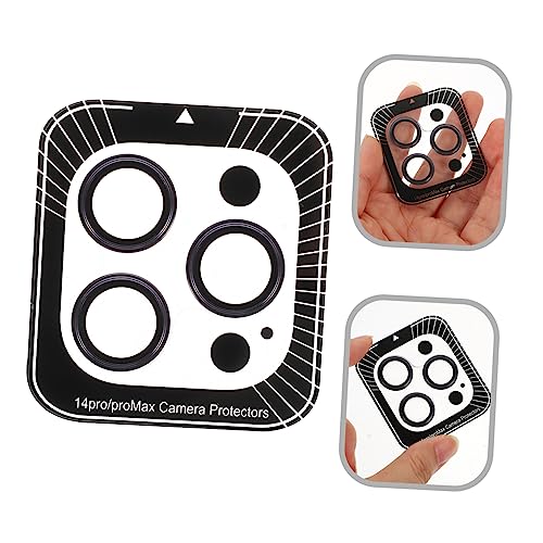 VILLCASE Protective Camera Lens Cover for Pro Pro Tempered Film with High Hardness Scratch Resistant and Dustproof Phone Lens Protector Easy Installation and Dark Purple