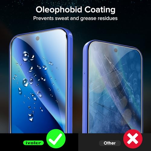 ivoler Screen Protector for Google Pixel 10a 6.3" Tempered Glass 3-Pack - size: Pixel 10a 6.3'