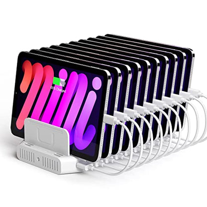 Unitek 120W 10-Port Type-C Charging Station, 10 iPads Simultaneously