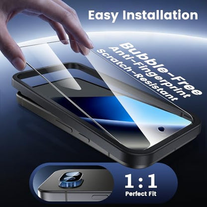 LK 2+2 Pack for Google Pixel 10a Screen Protector + Camera Lens Protector - size: Pixel 10a