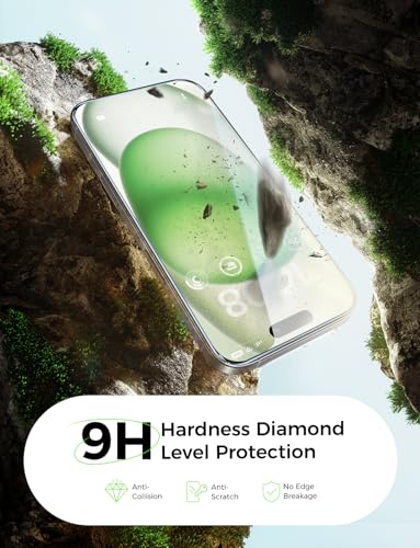 MAGIC JOHN 2 Pack for iPhone 15/iPhone 16 Screen Protector Eye Protection - size: iPhone 16/iPhone 15