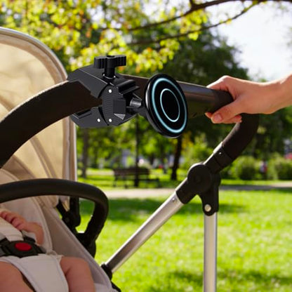 Magnetic Phone Holder Mount - N52 Strong Magnet, for Treadmill, Stroller, Spin bike, Golf Cart, Gym (Compatible with Peloton), Shopping Cart - MagSafe Compatible for MagSaf e iPhone 12-17 Series