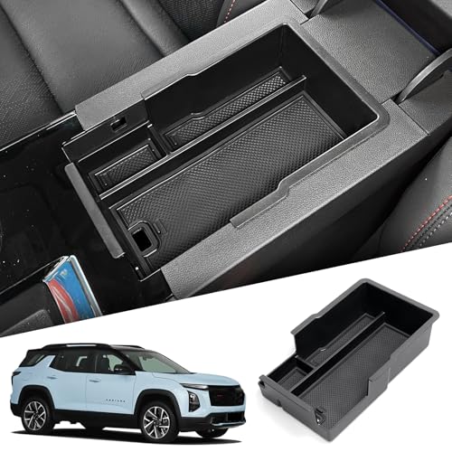 smabee Center Console Organizer for Chevrolet Chevy Equinox 2025 2026 - size: Armrest Box Storage Organizer Tray