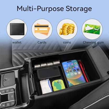 smabee Center Console Organizer for Kia Sorento 2021-2025 2026 Accessories - size: Armrest Storage Insert Box