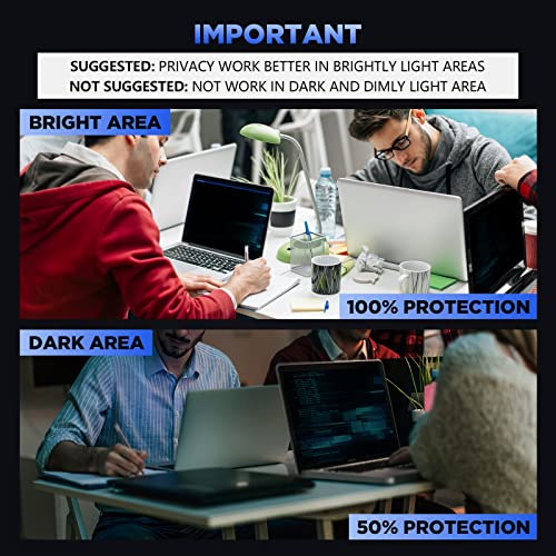 Magicmoon 16 Inch Privacy Screen Filter for 16:10 Aspect Ratio Monitor