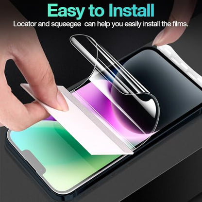 3 Pack Flexible Film Screen Protector for iPhone 13 Pro Max/ 14 Plus, Non-breakable Soft TPU Hydrogel Film for iPhone 13 Pro Max/ 14 Plus Screen Protector Film (NOT Glass) - size: iPhone 14 Plus/ 13 Pro Max