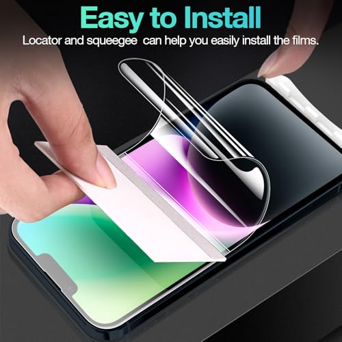 3 Pack Flexible Film Screen Protector for iPhone 13 Pro Max/ 14 Plus, Non-breakable Soft TPU Hydrogel Film for iPhone 13 Pro Max/ 14 Plus Screen Protector Film (NOT Glass) - size: iPhone 14 Plus/ 13 Pro Max