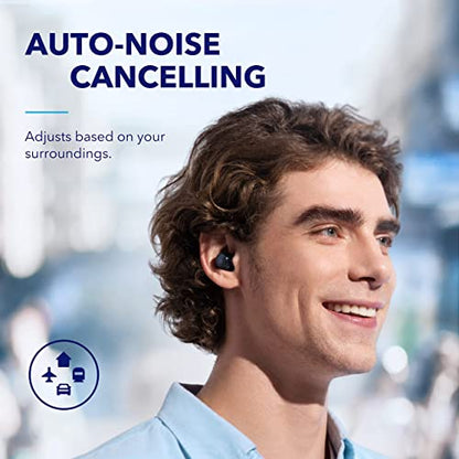 Soundcore by Anker Space A40 Adaptive Active Noise Cancelling Earbuds - color: Black