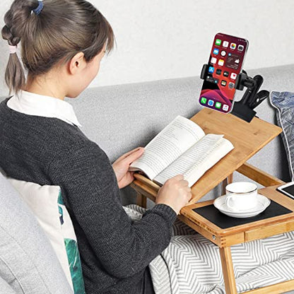 Mippko Clamp Phone Stand Holder for Guitar Head/Desk/Table/Glass/Baffle/Easel,Guitar Head Phone Mount,360°Adjustable Aluminium Alloy Arm Compatible with iPhone/Nexus/HTC/LG/Huawei/Smart Phones - style: Phone Holder
