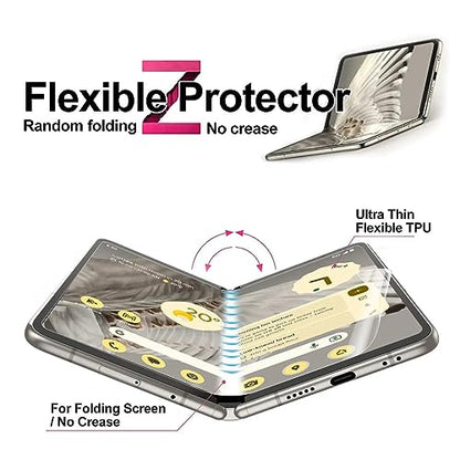 2Pack Ultra-Thin Hydrogel Screen Protector For Google Pixel 10 Pro Fold - color: Google Pixel 10 Pro Fold