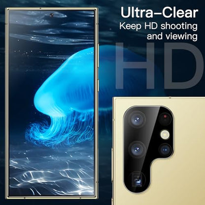 JETech Screen Protector for Samsung Galaxy S24 Ultra, 2+2 Pack - size: Galaxy S24 Ultra
