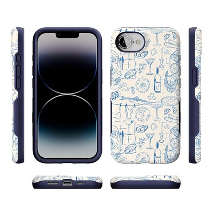 Casely iPhone 16e Case | Amalfi Aperitivo | Dolce Vita | Bold Protective Design | Compatible with MagSafe - color: Amalfi Aperitivo | Dolce Vita
