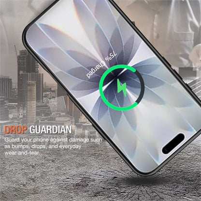 Battery Case for iPhone 17, Enhanced 10000mAh Portable Protective Wireless Charging Case Support Carplay Compatible with iPhone 17 (6.3 inch) Rechargeable Extended Battery Charger (Black) - size: iPhone 17