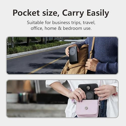 Travel Wireless Charger, 3-in-1 Charging Station, 25W Wireless Charger, Foldable,TEC Active Cooling, for iPhone 18/17, Apple Watch, AirPods(Within 2C1A Charger+6Ft Cable)