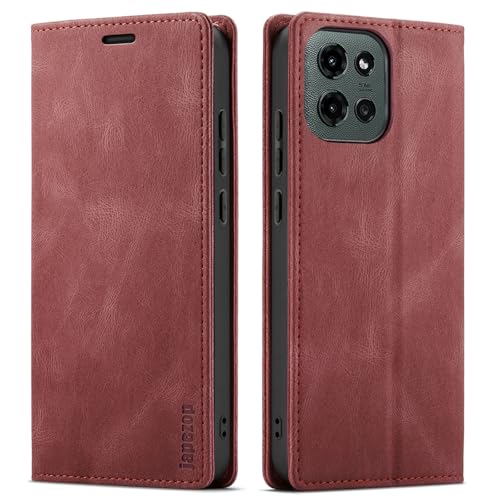 Moto G 5G 2025/5G 2026/Play 2026 Wallet Case with [RFID Blocking],Red | Card Holder, Kickstand, Magnetic, Soft Leather Flip Case Wallet for Moto G 5G 2025/Moto G 5G 2026/Play 2026 - color: Red, size: Moto G 5G 2025/2026 6.7"