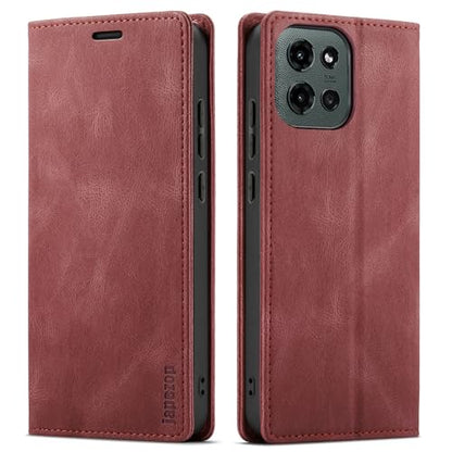 Moto G 5G 2025/5G 2026/Play 2026 Wallet Case with [RFID Blocking],Red | Card Holder, Kickstand, Magnetic, Soft Leather Flip Case Wallet for Moto G 5G 2025/Moto G 5G 2026/Play 2026 - color: Red, size: Moto G 5G 2025/2026 6.7"